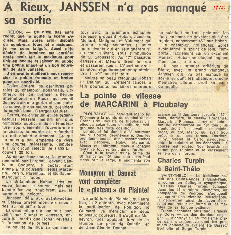 Article de presse Rieux 1972 (2)