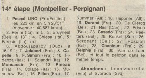 Pascal Lino tour de France 1993